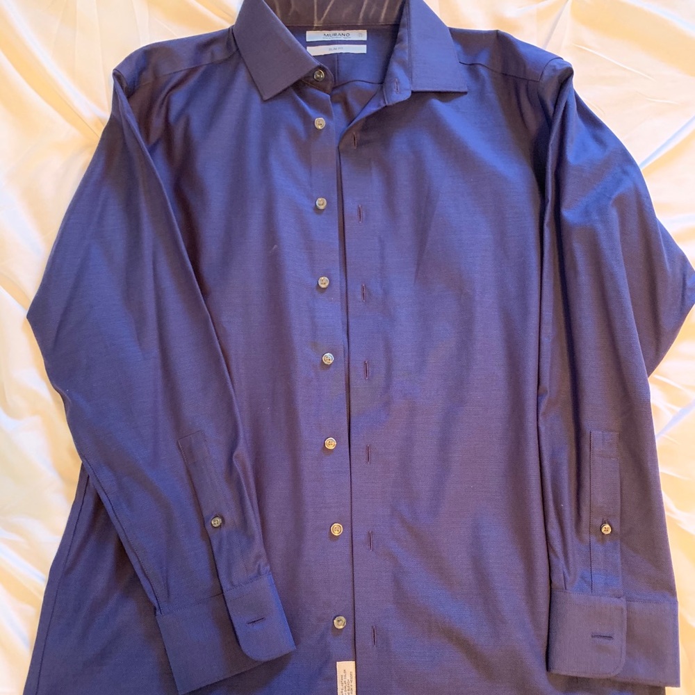 Murano slim fit dress shirt